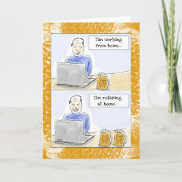 Tarjeta De Cumpleaños Graciosa Para Los Hombres: "