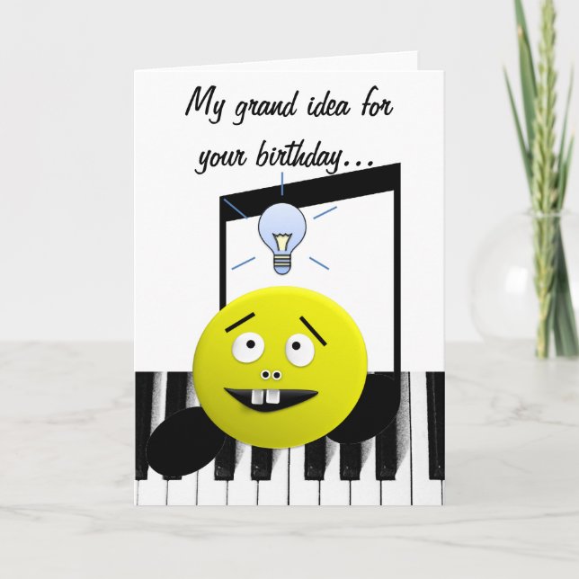 Tarjeta de cumpleaños Grand Idea (Anverso)