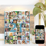 Tarjeta de cumpleaños grande de 21 años o de cualq<br><div class="desc">Plantilla de fotografía tarjeta de gran cumpleaños que puedes personalizar para cualquier edad y añadir hasta 40 fotos diferentes. El ejemplo es para un cumpleaños número 21 que puede editar y también puede personalizar el mensaje dentro y grabar el año en la parte posterior. La plantilla de fotos está lista...</div>