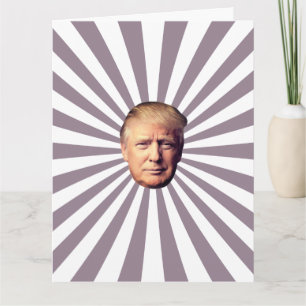 TARJETA DE CUMPLEAÑOS GRANDE DE TRUMP GANADOR