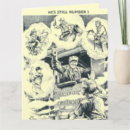 Tarjeta de cumpleaños grande del ingeniero estadou