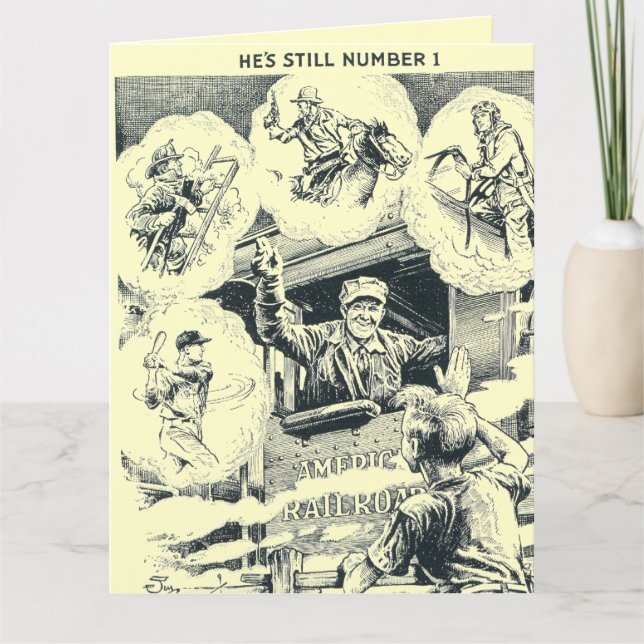 Tarjeta de cumpleaños grande del ingeniero estadou (Anverso)