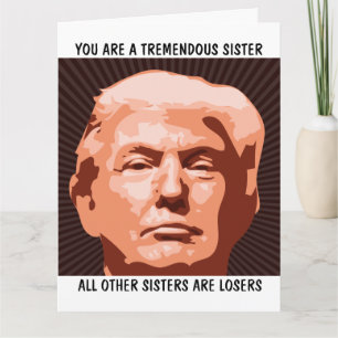 TARJETA DE CUMPLEAÑOS GRANDE PARA LA HERMANA DE DO