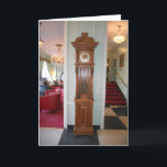Tarjeta de cumpleaños "Grandfather Clock at Lowell<br><div class="desc">© Art Is Life,  Life Is Art [2012 // 2020]</div>