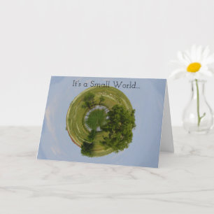 Tarjeta de cumpleaños Green Earth para el Mundo Pe