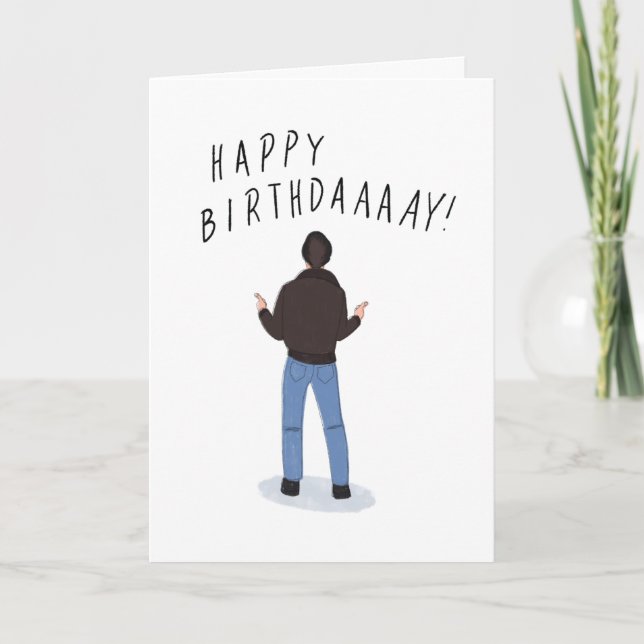 Tarjeta de cumpleaños Guay Fonz Happy Days (Anverso)