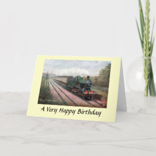 Tarjeta de cumpleaños - GWR "Holandés volador"