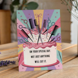 Tarjeta de cumpleaños Hairdresser