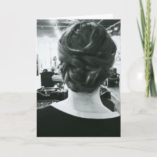 Tarjeta de cumpleaños Hairstylist