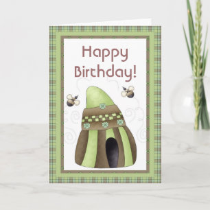 Tarjeta de cumpleaños "Happy March" para Beehive i