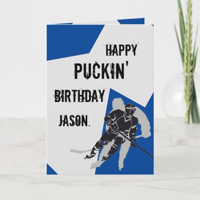 Tarjeta de cumpleaños Happy Puckin' personalizada (Anverso)