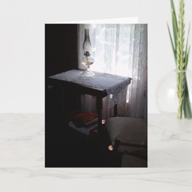 Tarjeta de cumpleaños "Harris House Living Room #3 (Anverso)