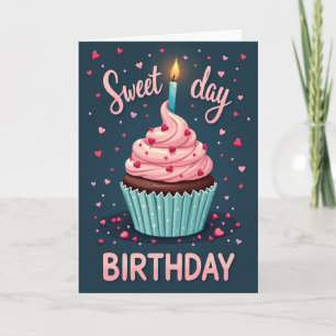 Tarjeta de cumpleaños Heart Sprinkles