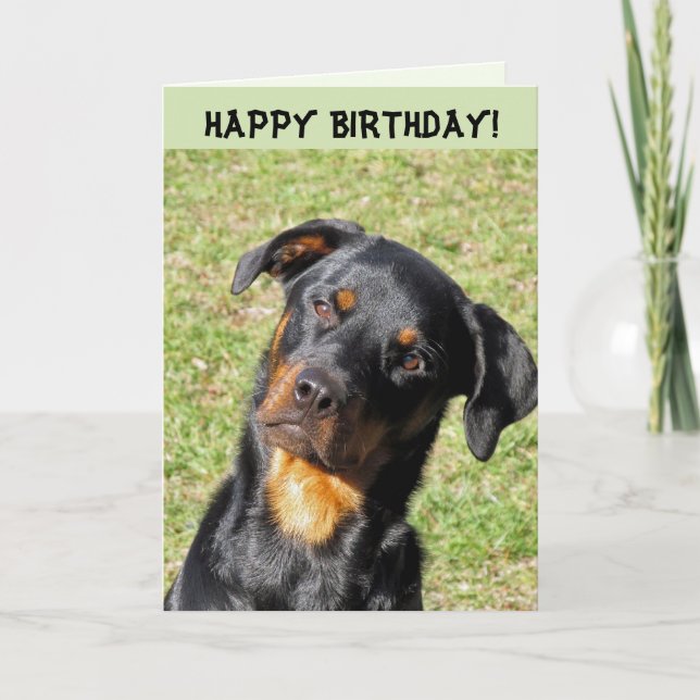 Tarjeta de cumpleaños Heidi Happy (Anverso)