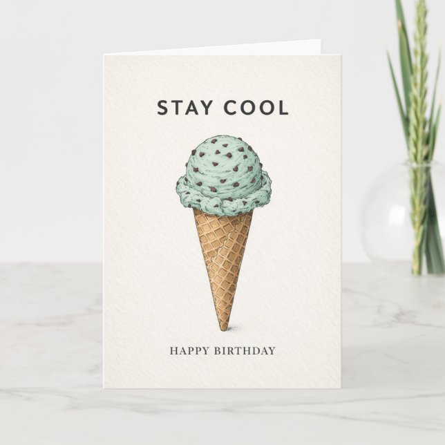 tarjeta de cumpleaños helado (Anverso)