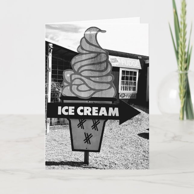 Tarjeta de cumpleaños "Helado del Viajero" (Anverso)
