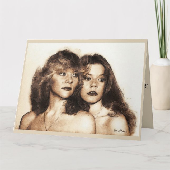 Tarjeta de cumpleaños "Hermana" (Anverso)