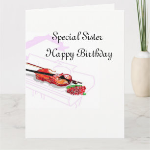 Tarjeta de cumpleaños : Hermana especial