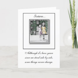 Tarjeta de cumpleaños "Hermanas"