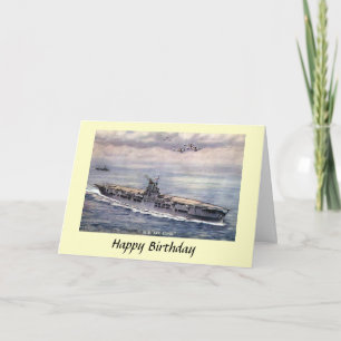 Tarjeta de cumpleaños - HMS Ark Royal