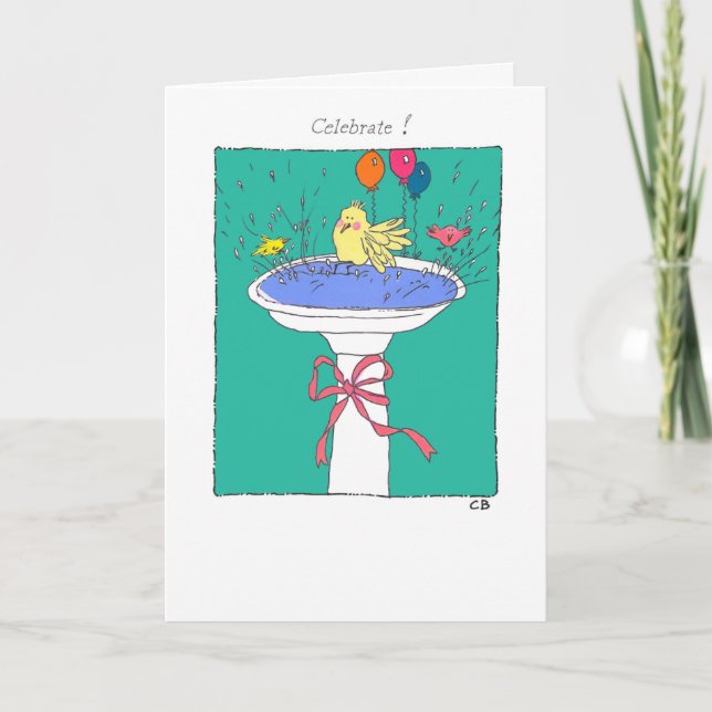 Tarjeta de cumpleaños "Hoppy" (Anverso)