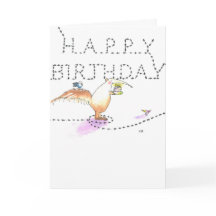 Tarjeta de cumpleaños "hormigas"