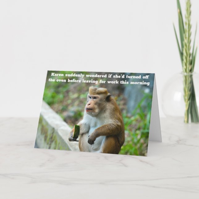 tarjeta de cumpleaños humorística (Anverso)