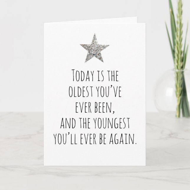 Tarjeta de cumpleaños humorística (Anverso)