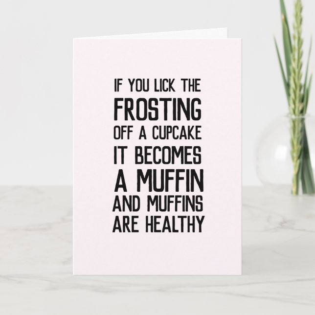 Tarjeta de cumpleaños humorística (Anverso)