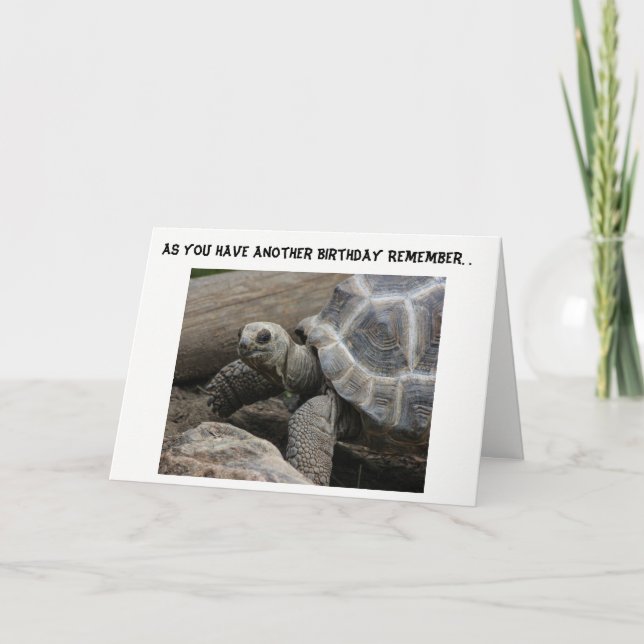 Tarjeta de cumpleaños humorística (Anverso)