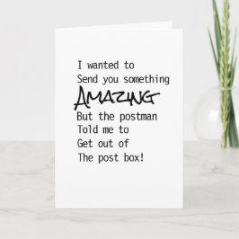 Tarjeta de cumpleaños humorística asombrosa