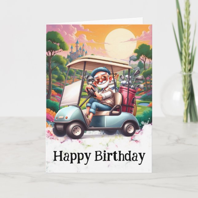 *~* Tarjeta de cumpleaños humorística para el homb (Anverso)