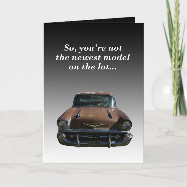 tarjeta de cumpleaños humorística para todos (Anverso)