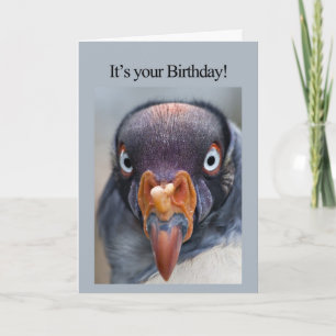 Tarjeta de cumpleaños Hungry Vulture
