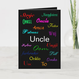 Tarjeta de "cumpleaños I de un tío" - Personalizab