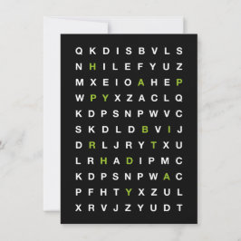 Tarjeta de cumpleaños imprimible – Diseño minimali