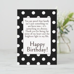 Tarjeta de cumpleaños imprimible para hermana del