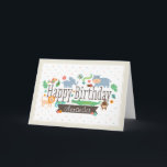 Tarjeta de cumpleaños infantil en la jungla<br><div class="desc">Pequeñas y bonitas tarjetas de cumpleaños para animales de safari de Shelby Allison.</div>