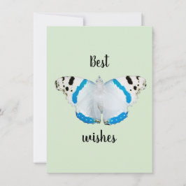 tarjeta de cumpleaños invertida de mariposa