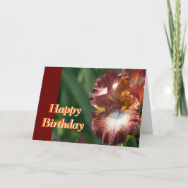 Tarjeta de cumpleaños Iris variada