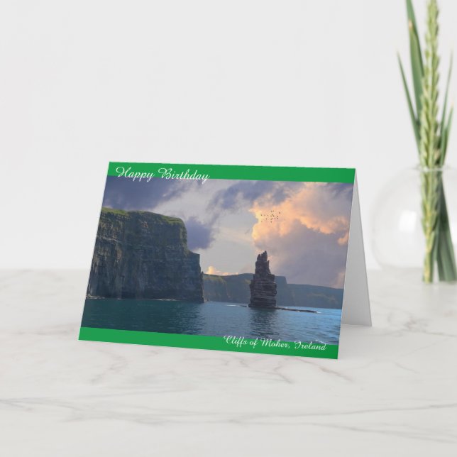 Tarjeta de cumpleaños Irlanda (Anverso)