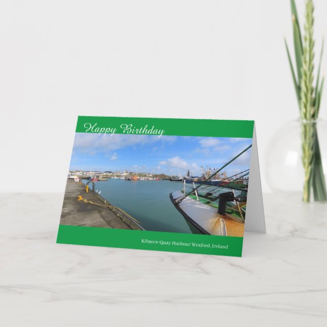 Tarjeta de cumpleaños irlandesa (Anverso)