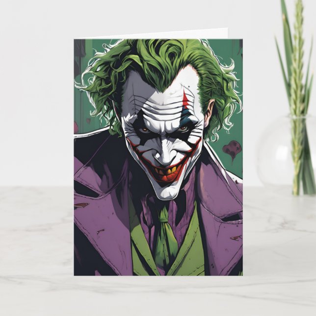 tarjeta de cumpleaños joker (Anverso)