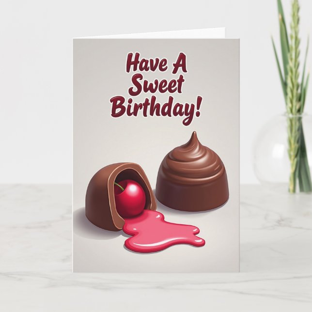 Tarjeta de cumpleaños Joyous Treat (Anverso)