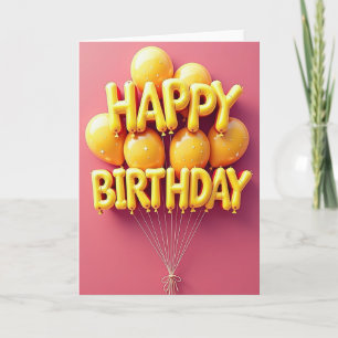 Tarjeta de cumpleaños Jubilant Star