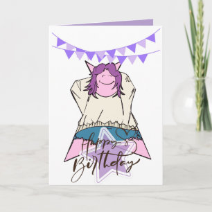 Tarjeta de cumpleaños K-pop