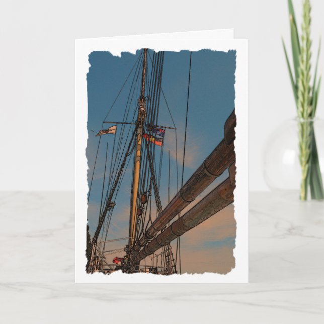 Tarjeta de cumpleaños Ketch Falie Pt Adelaide (Anverso)