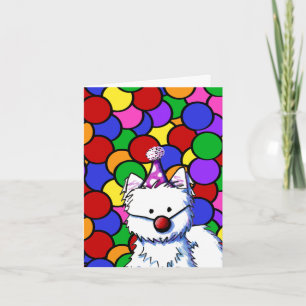Tarjeta de cumpleaños KiniArt Westie