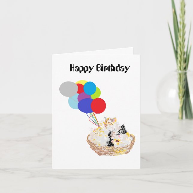 Tarjeta de cumpleaños : Kitty-Love (Anverso)