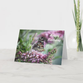 Tarjeta de cumpleaños Lady Pintada